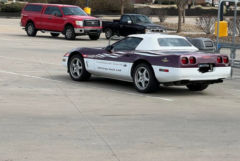 [90s Chevrolet Corvette] Found an Indianapolis pace car in the wild