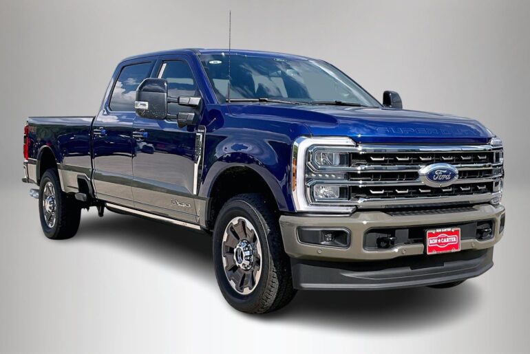 A brand new F350 King Ranch; official truck of?