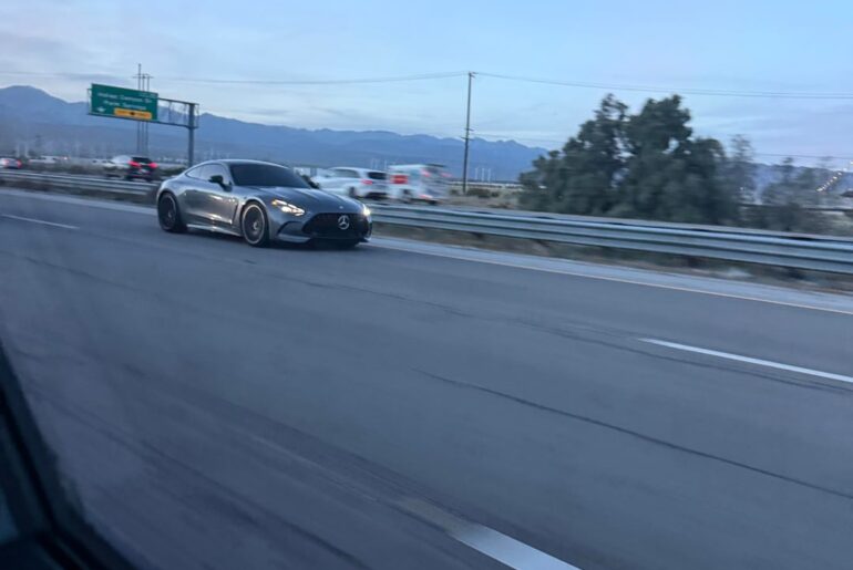 The presence of a [Mercedes-Benz AMG GT63] on the road is undeniable