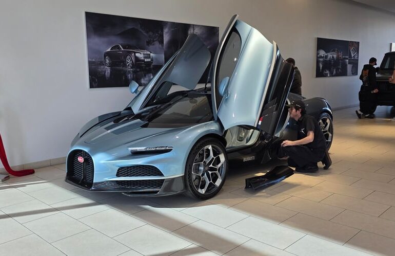 A [Bugatti Tourbillon] in Scottsdale, Arizona