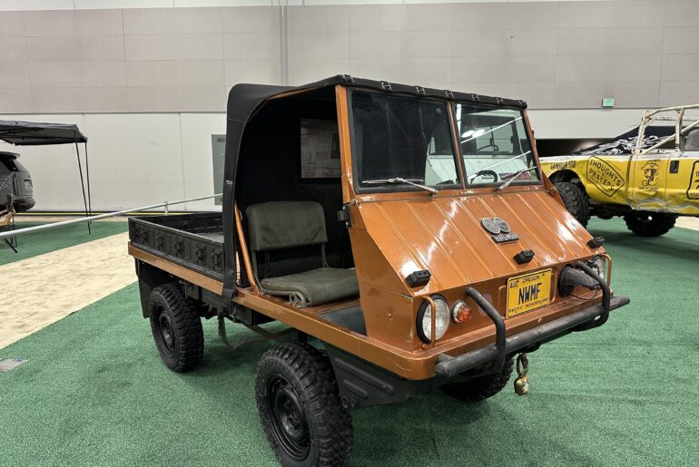 [Steyr-Puch Haflinger] is a lightweight (1400lb) 4x4.