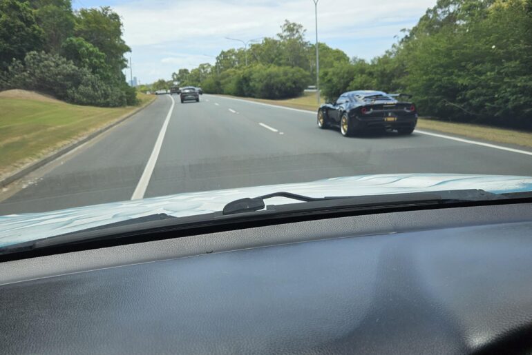 Just a casual one of five [2020 Lotus Exige 430 Cup JPS edition] out on the road.