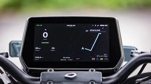 Revolt RV 300 Turn by Turn Navigation