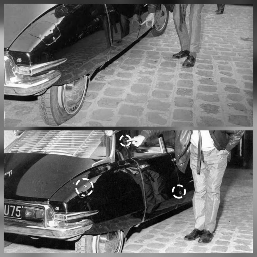 In 1962, an assassination attempt was made on French president Charles de Gaulle. 14 bullets hit the Citroën DS he was riding in, including some of the tires. The advanced hydropneumatic compensated for the tire damage, and the car was driven full speed away from the scene
