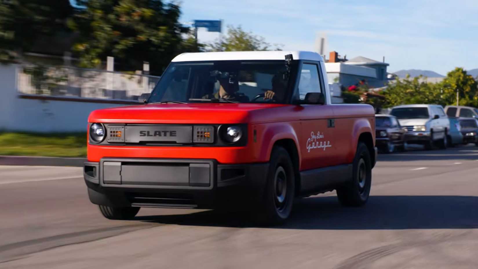 Jay Leno Drives Slate Truck