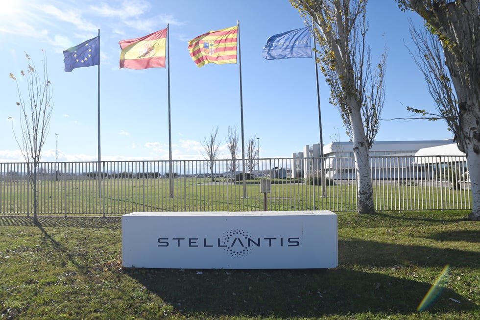 stellantis factory in figueruelas, zaragoza, spain