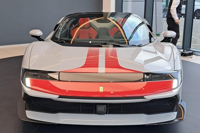 Waited over an hour to see the only [2026 Ferrari 849 Testarossa] in the UK