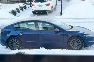 A Tesla Model 3 Sat Overnight At -33°F. Charging And Efficiency Took A Huge Hit