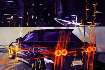 hey guys, i painted some cars inspired by 90s and 00s japan photography!