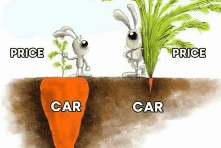 Name two vehicles that fit these carrots