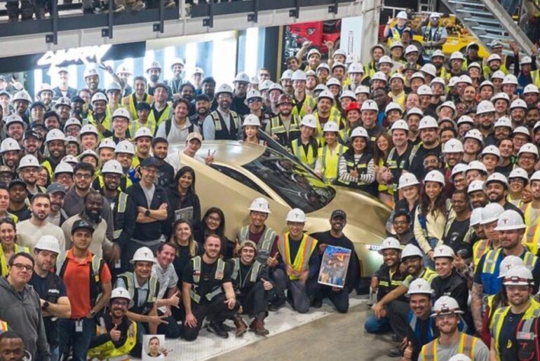 Tesla rolls first steering wheel-less Cybercab unit off the line before solving autonomy