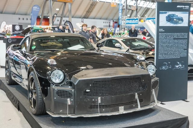 Development mule for the Mercedes SLS, based off the Dodge Viper