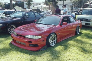 FB memories with a throwback of my old shitbox s14 drift car