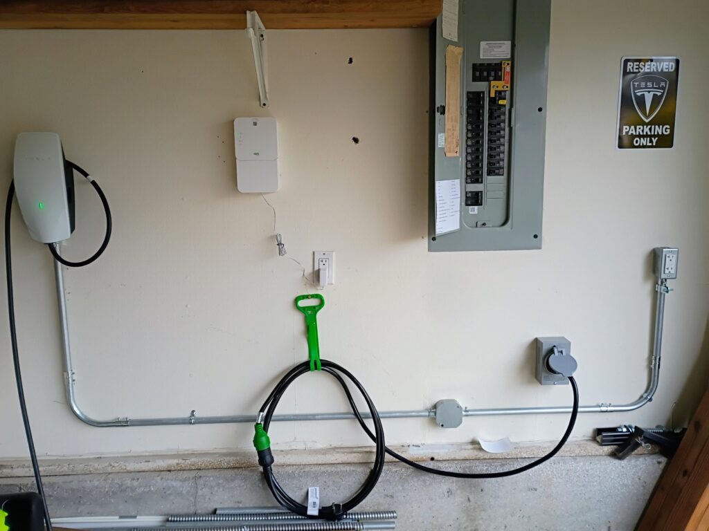 Installed a Power Inlet in my Garage for V2H. AMA