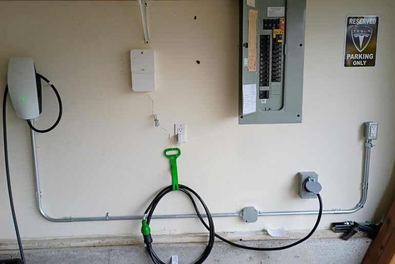 Installed a Power Inlet in my Garage for V2H. AMA