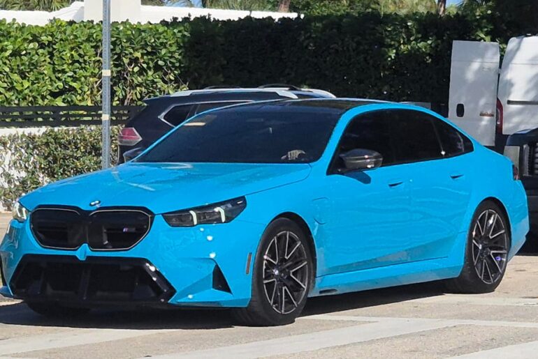 Brand new [BMW G90 M5]. I really like that color 😍