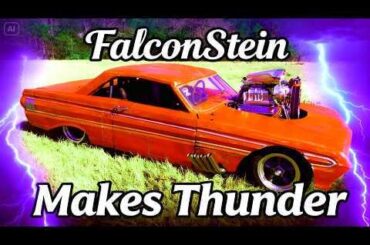 Blown BBF Falcon Rat Rod First Crank