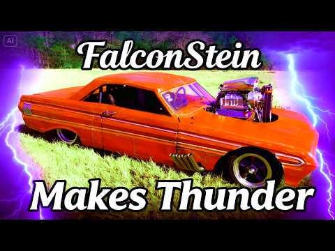 Blown BBF Falcon Rat Rod First Crank