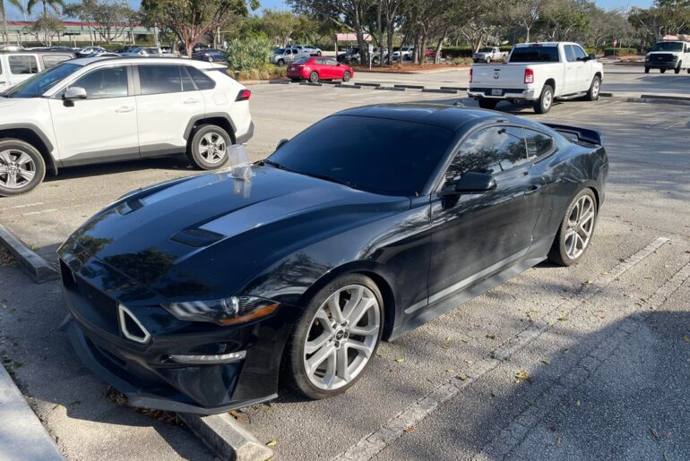 Mustang Hood Exit Exhaust