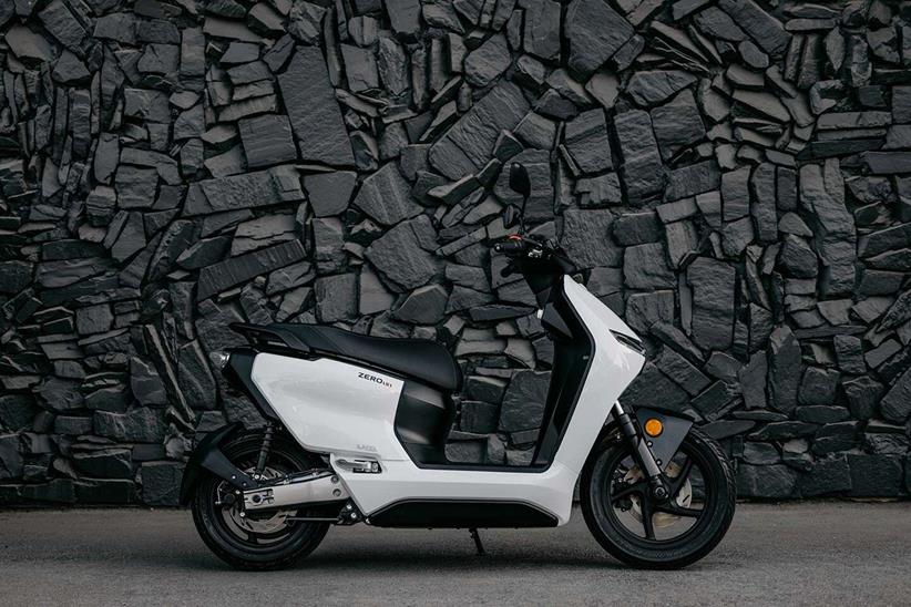Side view of the Zero LS1 scooter