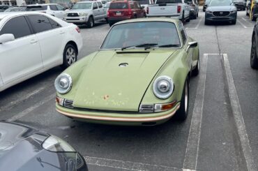 Spotted this vintage [Porsche 911] in the parking lot of Costco today. It was to beautiful not to snap a photo of.
