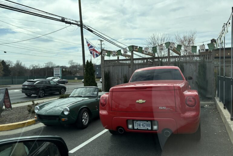 Saw these two parked next to each other today.