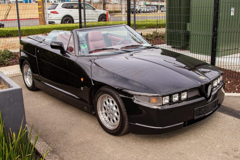 [Alfa Romeo RZ] Living in a car-centric city, I always enjoy seeing something I've never seen before.