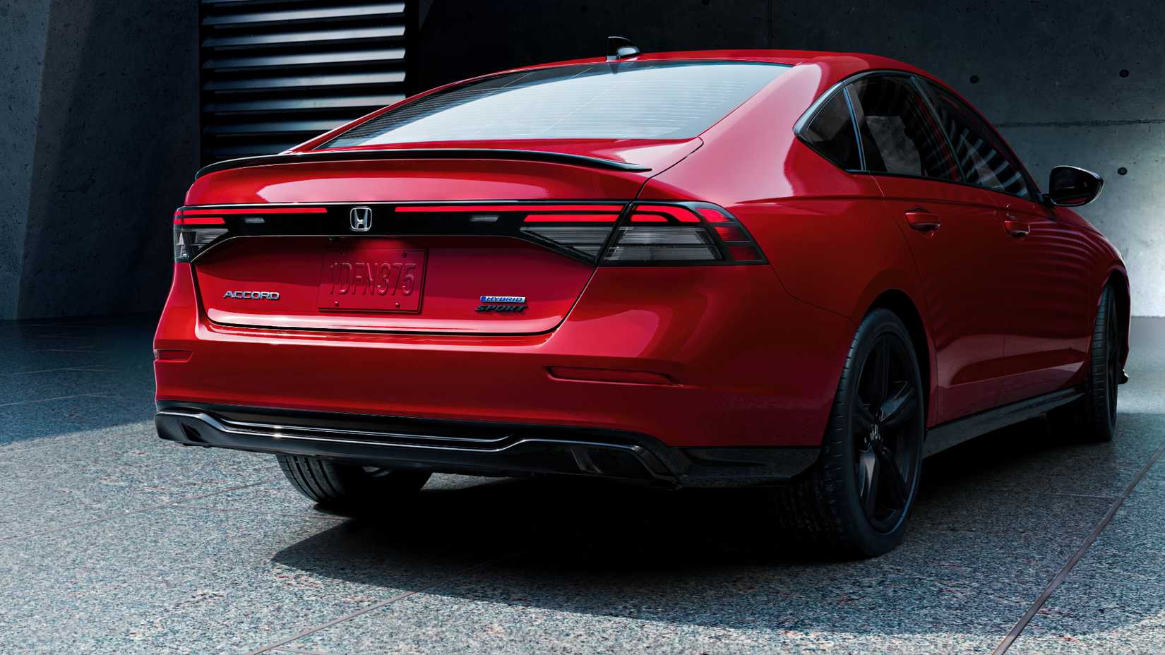 2025 Honda Accord Hybrid rear, three-quarter