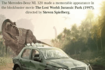 This movie & Mercedes sole handly started the suv craze