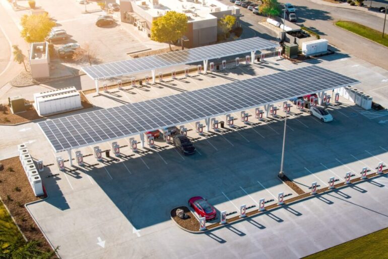 Tesla Plans World’s Largest Supercharger with 400 Stalls in Yermo, California