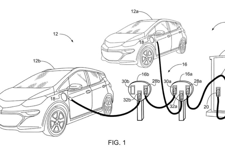 GM Patents A 'Daisy Chain' Charger To Juice Up Multiple EVs At Once
