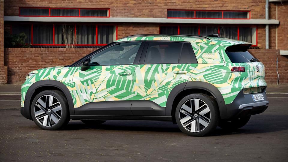 VW ID Cross series version disguised on factory pictures (2026)