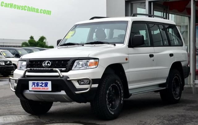 The Leopaard Q6 (also known as the Liebao Q6) is a mid-size body-on-frame SUV produced by the Chinese manufacturer GAC Changfeng Motor. Launched in 2014-2021, the vehicle is essentially a modernized and facelifted version of the second-generation Mitsubishi Pajero/Montero/Shogun