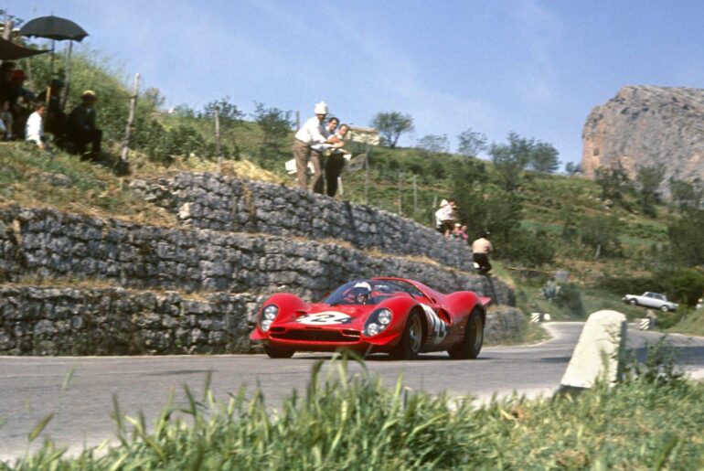 1967 Targa Fiorio race - Ferrari 330 P/3 (20248x1029)