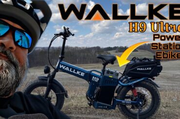 Wallke H9 Ultra Folding Power Station Ebike Review | 4000W Peak | Range & Power
