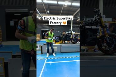 Electric bike Motorcycle factory tour in India #new #tech #trend #factory