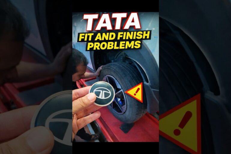 Terrible Fit and Finish by Tata. #electricvehicle #electriccar #tataev #nexonev