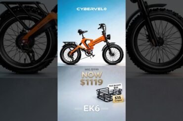 Share this with your buddy! #cybervelo #ebike #electricbike #foryou #ek6 #electricvehicle #emtb #mtb