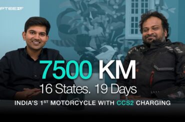 Raptee.HV T30 | India’s First Electric Motorcycle with CCS2 Just Did 7,500KM Ride Across India