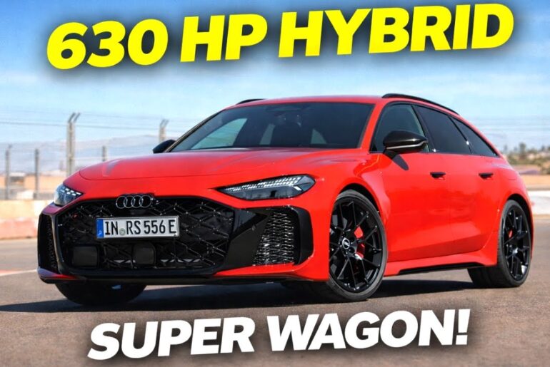 2027 Audi RS5 Avant Plug In Hybrid Super Wagon