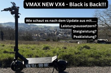 VMAX NEW VX4 - Black is Back - Test nach Softwareupdate