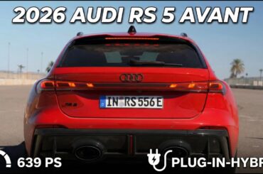 2026 Audi RS 5 Avant mit 639 PS | Plug-in-Hybrid im Rennstrecken-Test