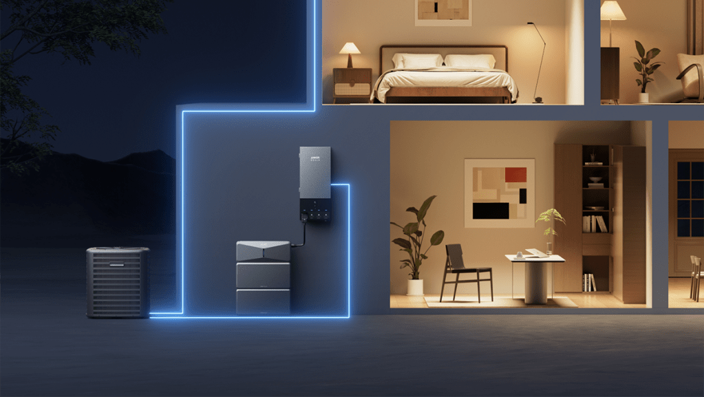 Anker SOLIX E10 whole-home backup system installed in home