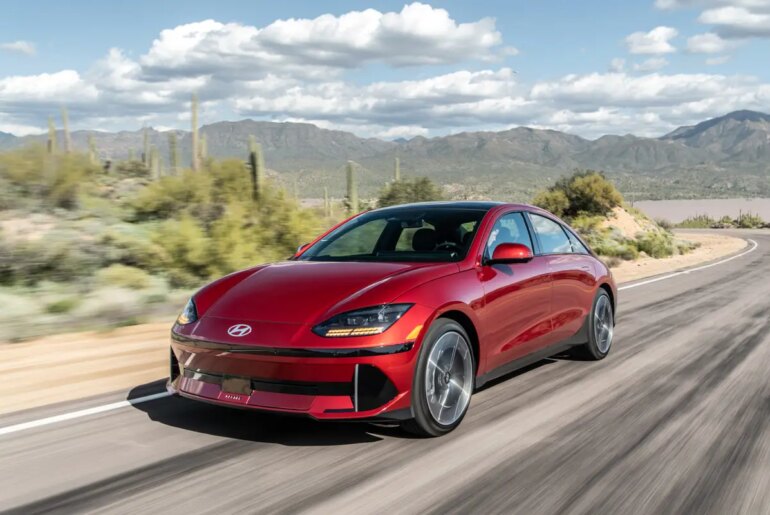 electric cars with the longest range 2025 Hyundai Ioniq 6 scaled jpg