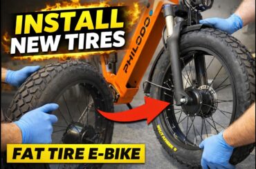 How to Install Fat Tires on a Fat Tire Electric Bike (Step-by-Step) | Philodo Falcon