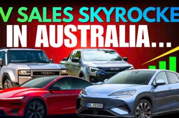 EV Sales DOUBLE in Australia - China Takes Over as Japanese ICE Sales Crash