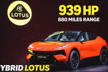 Lotus “For Me” Plug In Hybrid Eletre Revealed With 939 Horsepower