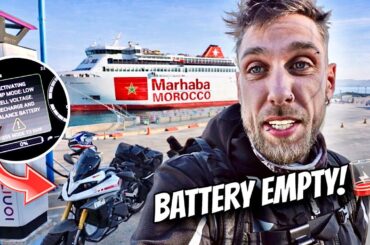 I‘m gonna miss the Ferry to Morocco on this Electric Motorcycle! (should’ve bought a real bike)