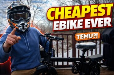 The absolute CHEAPEST Electric Bike You Can Buy From Temu!