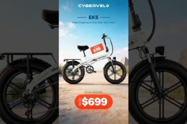 This foldable e-bike is a game changer. Who wants one? #cybervelo #ebike #ek5 #foryou #electricbike